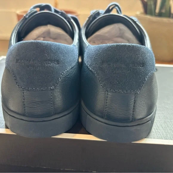 Michael Kors Men's Navy Jake Sneaker Leather/Suede Size 9 - Picture 5 of 7